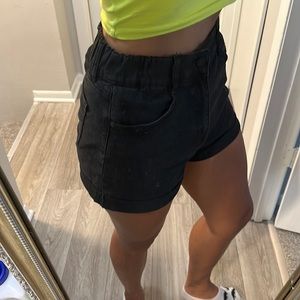 Like New Sincerely Julie Black High Waist Shorts Size 3/26